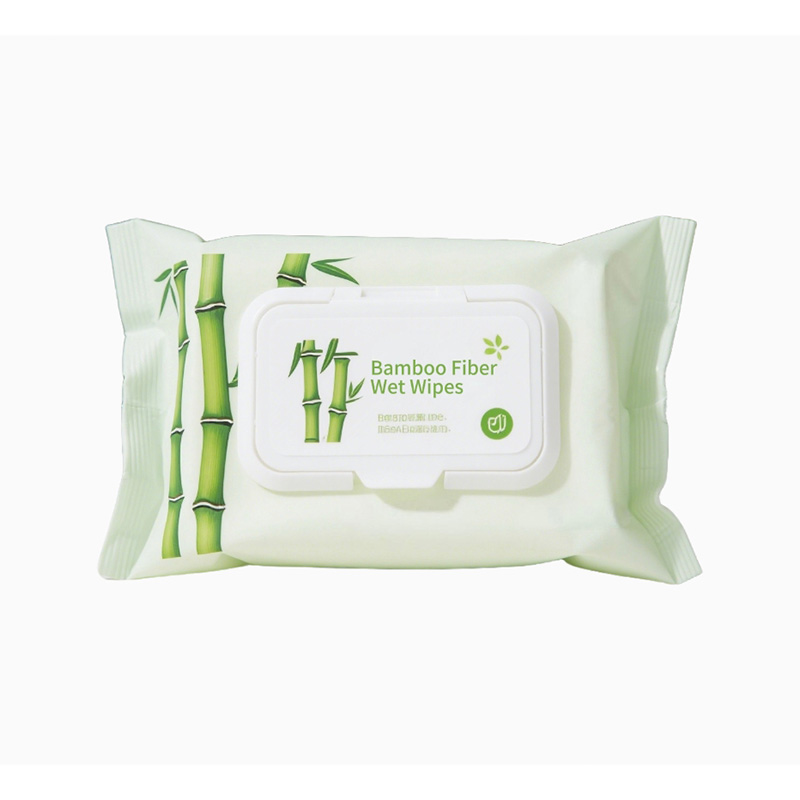 Lingettes humides en fibre de bambou