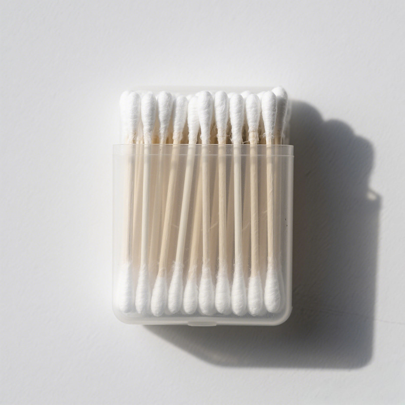 Coton de boîte en plastique coton